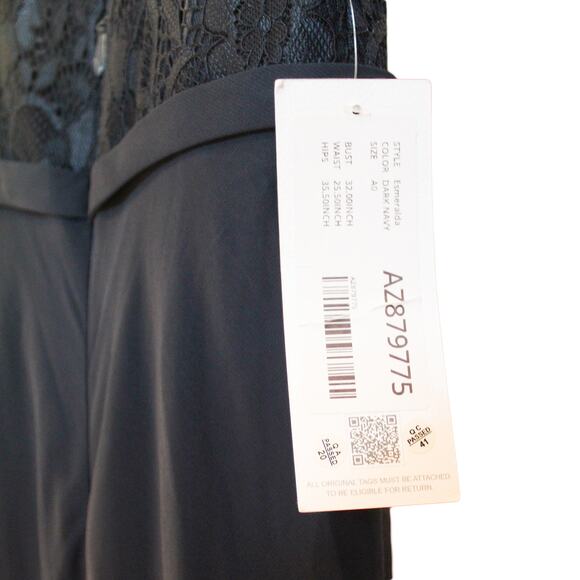 AZAZIE Esmeralda Dress Dark Navy A0 NWT - Picture 12 of 15